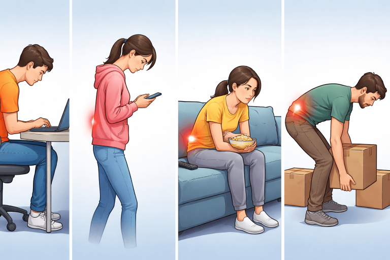 Best Posture For Reducing Lower Back Pain