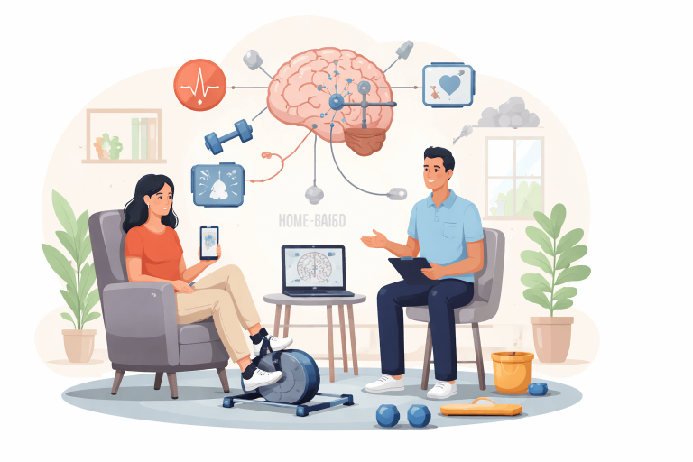 Home-based neuro rehabilitation exercises