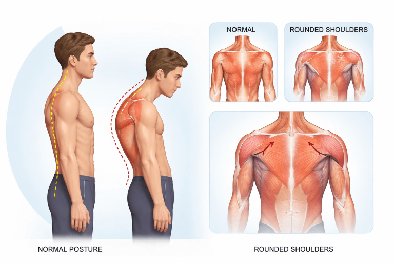 Effective Exercises To Improve Rounded Shoulder Posture