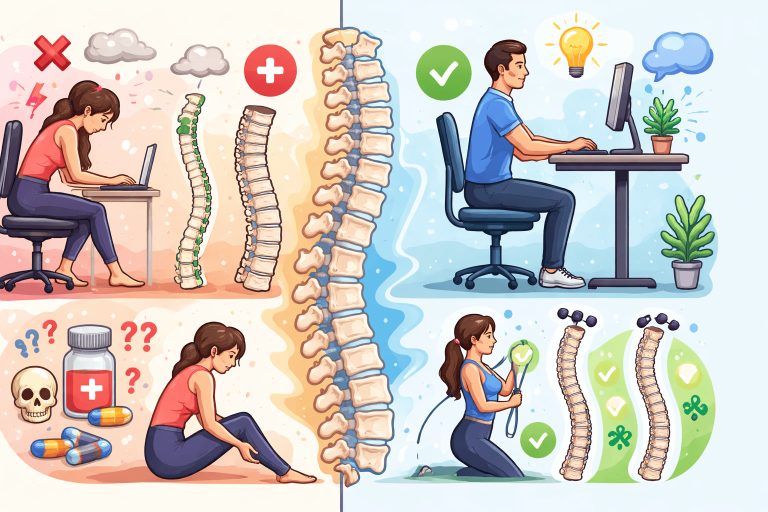 Posture Habits That Cause Severe Back Pain