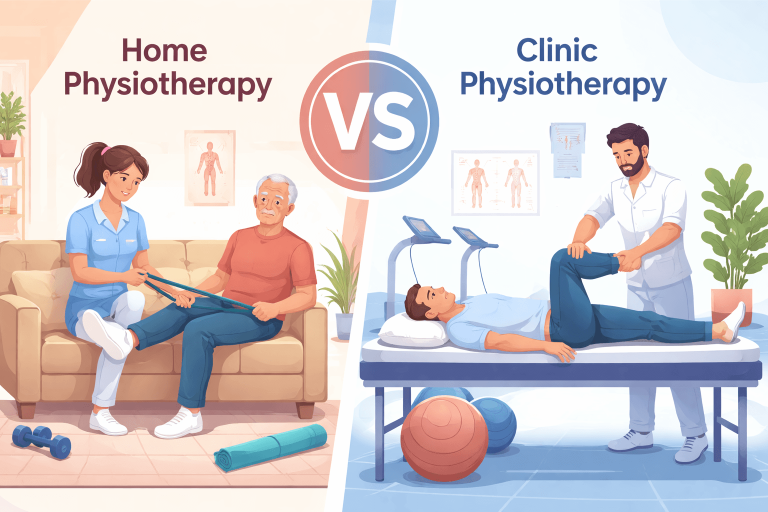 Home Physiotherapy vs Clinic Physiotherapy