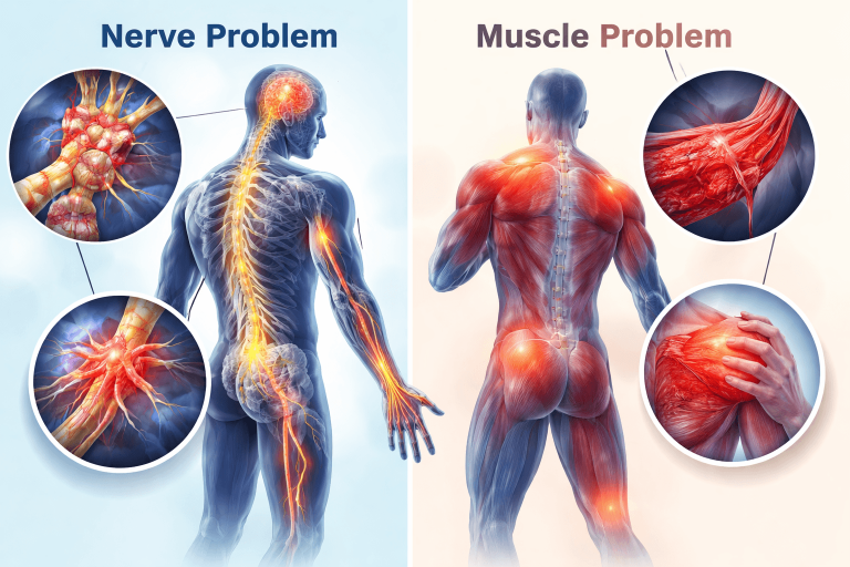 Nerve Problem vs Muscle Problem