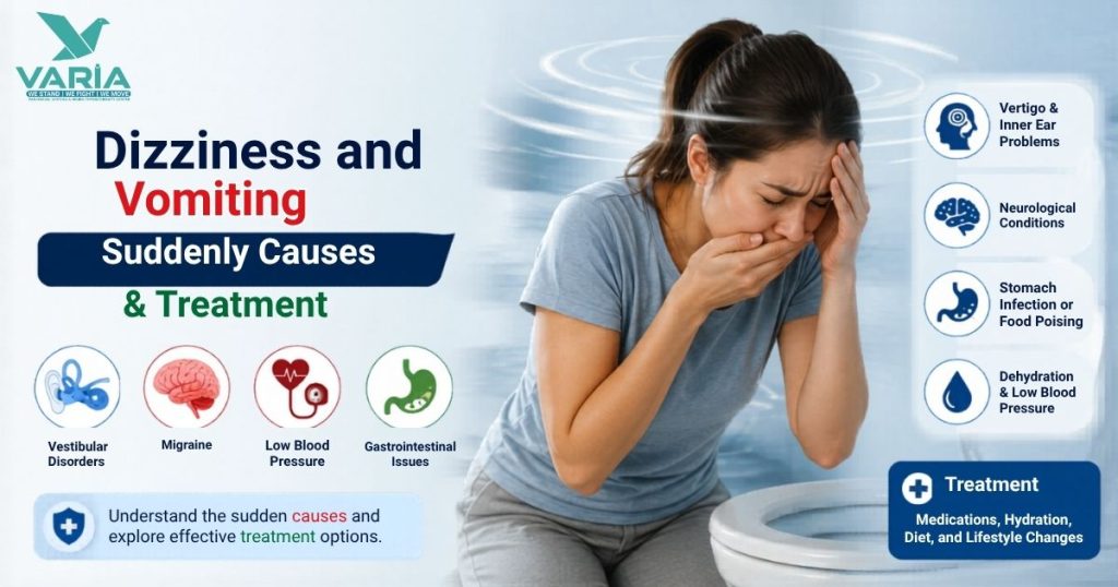 Dizziness and Vomiting Suddenly Causes